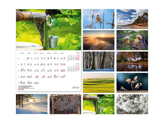 Wall Calendar Mana Latvija