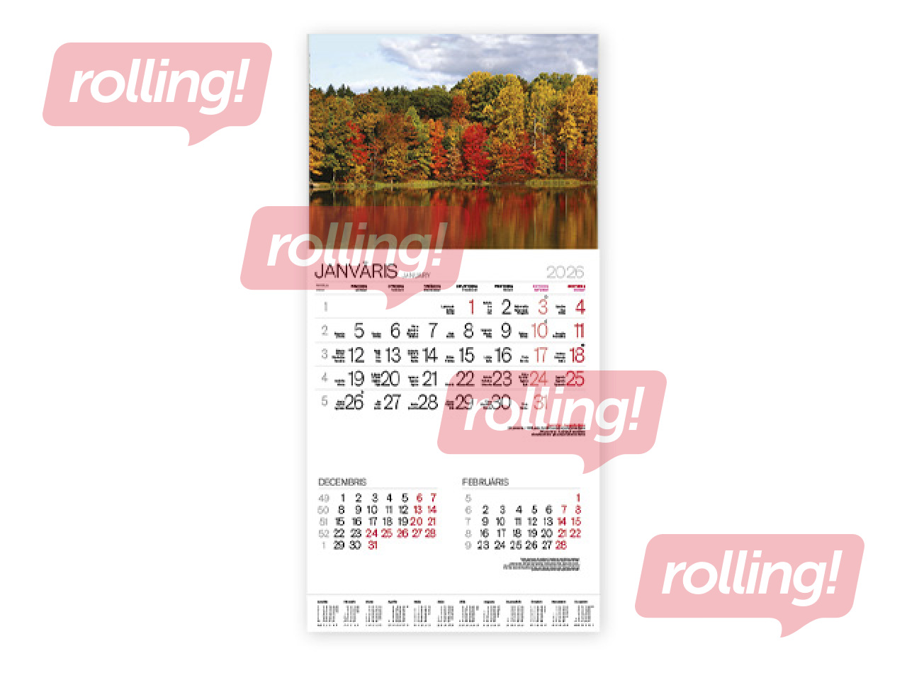 Wall calendar Bonus Nr.2