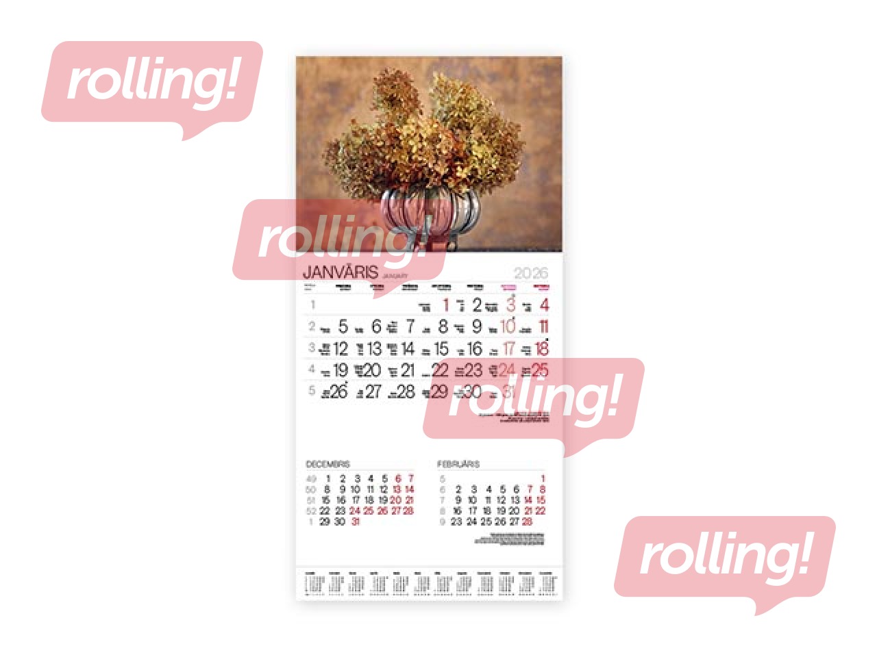 Wall calendar Bonus Nr.14