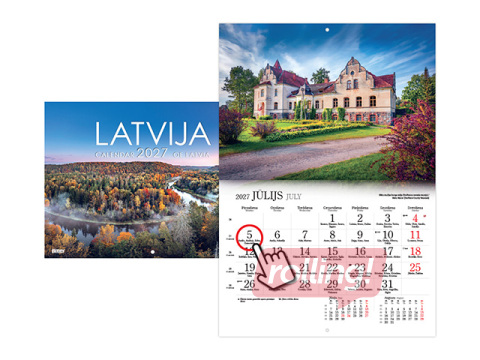 Sienas kalendārs, Latvija 2027