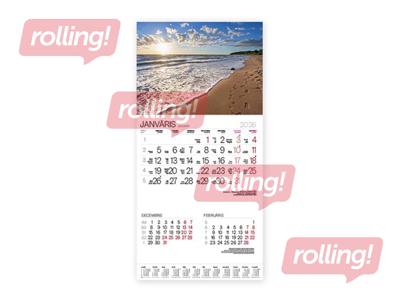 Sienas kalendārs Bonus Nr.4