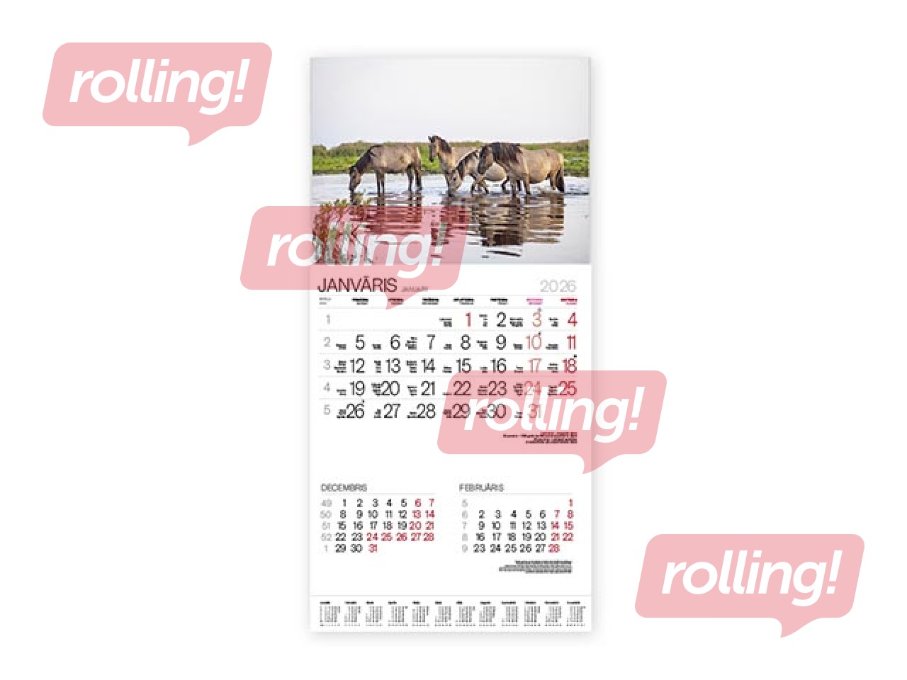 Sienas kalendārs Bonus Nr.3