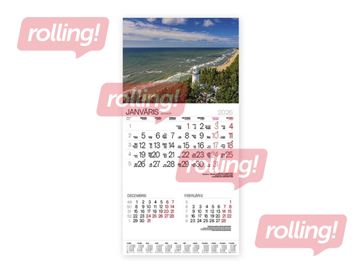 Sienas kalendārs Bonus Nr.16