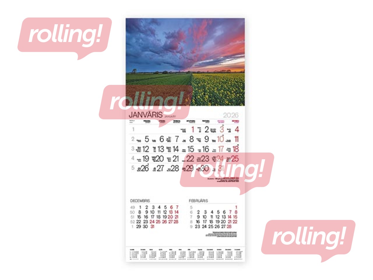 Wall Calendar Bonus Nr.5
