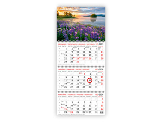 Wall calendar Baltic, By the lake