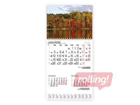 Sienas kalendārs Bonus ar spirāli Nr.2