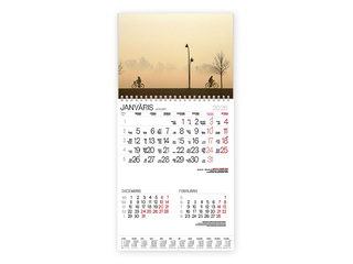 Wall calendar Bonus with spiral Nr.18