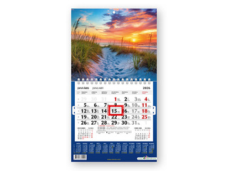 Wall Calendar Mini, Sea