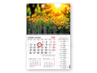 Wall calendar Student