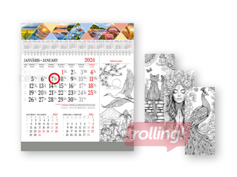 Sienas kalendārs Color Me