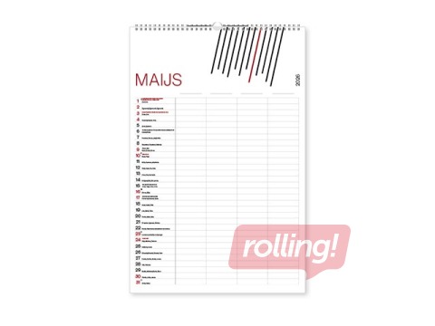 Wall calendar Family