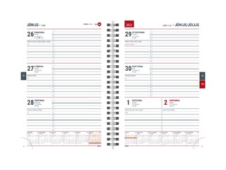 Content block for teacher's planner, A5