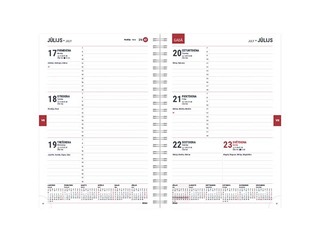 Teacher's planner Flex, red