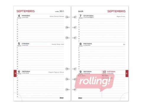 Content block for students diary, Midi Timex