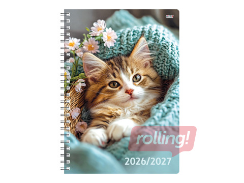 Student diary, 1.-9. class, spiral bound, A5, Nr.6