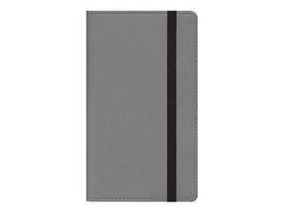 Skolēnu dienasgrāmata, 10.-12. kl., Midi Flex, 90x167 mm, pelēka