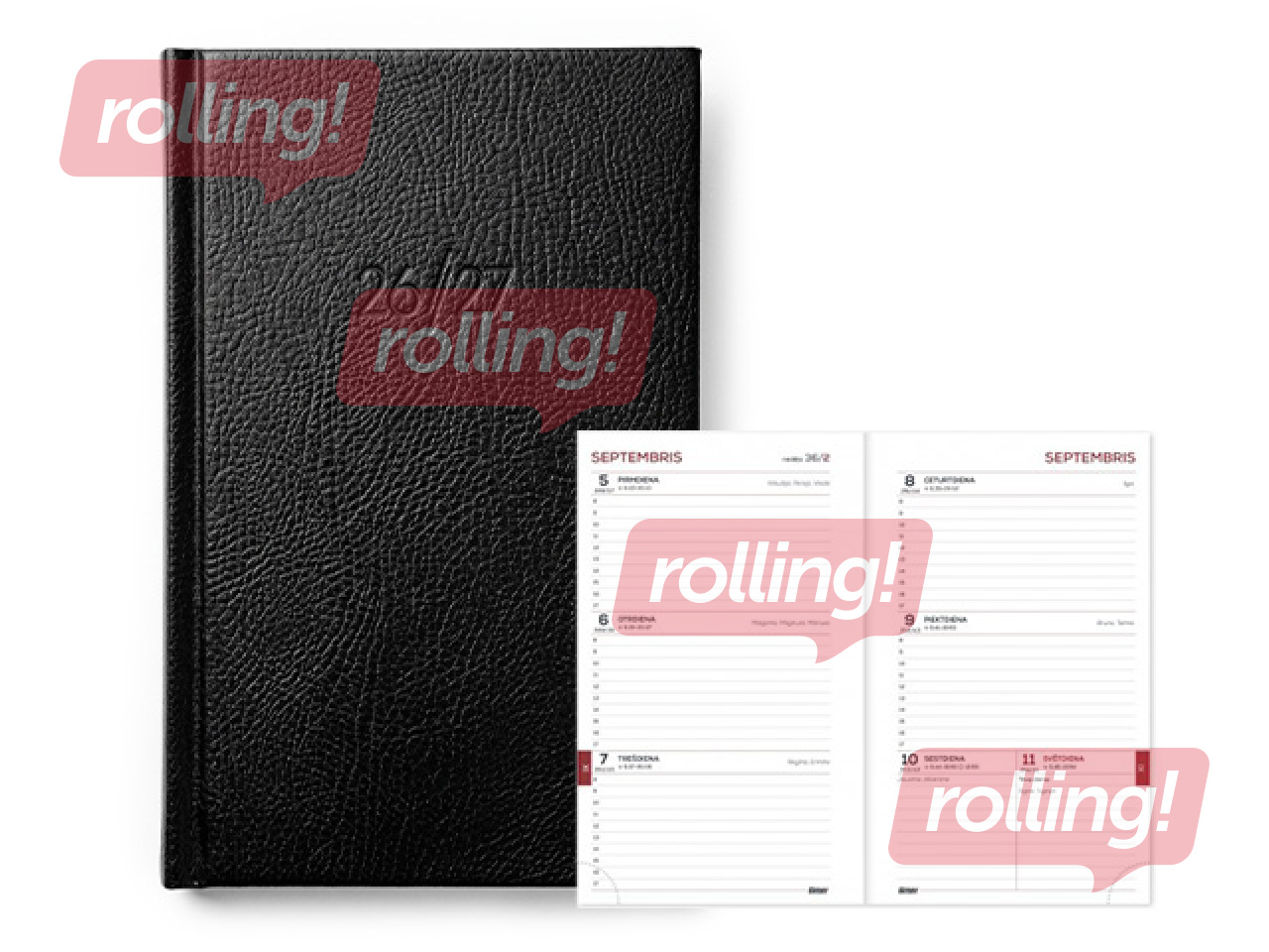 Student Diary, 10.-12. grade, black