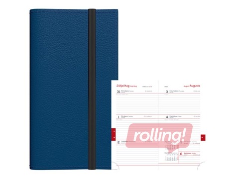 Student Diary, 1.-12. grade, Midi Flex, 90x167 mm, dark blue