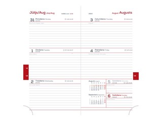 Skolēnu dienasgrāmata, 10.-12. kl., Midi Flex, 90x167 mm, gaiši pelēks