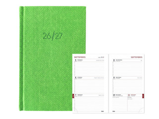 Student Diary, 10.-12. grade, light green