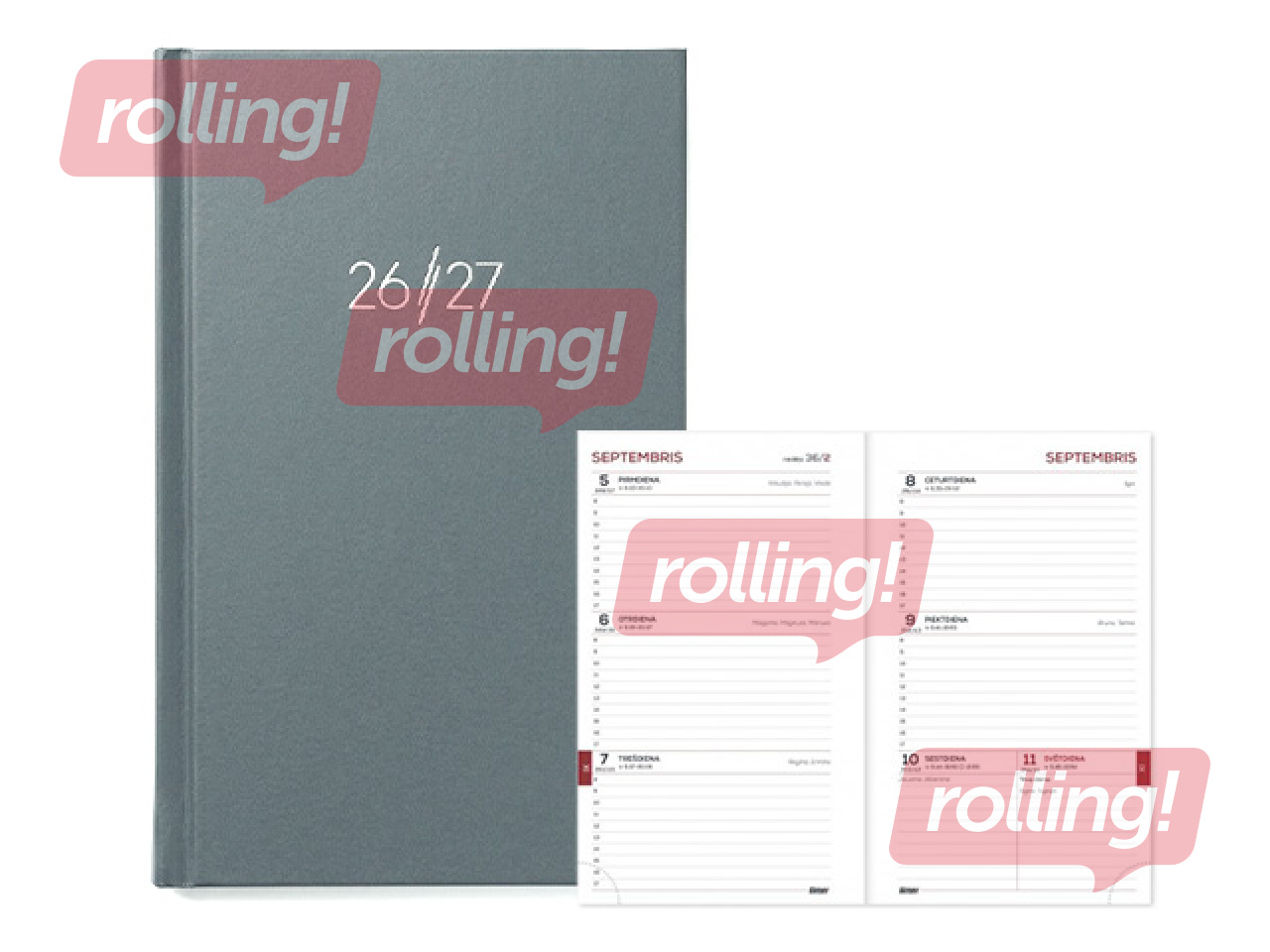 Student Diary, 10.-12. grade, Student, grey