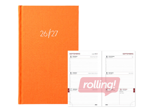 Student Diary, 10.-12. grade, orange