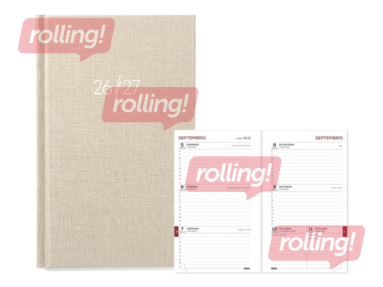 Student Diary, 10.-12. grade, beige