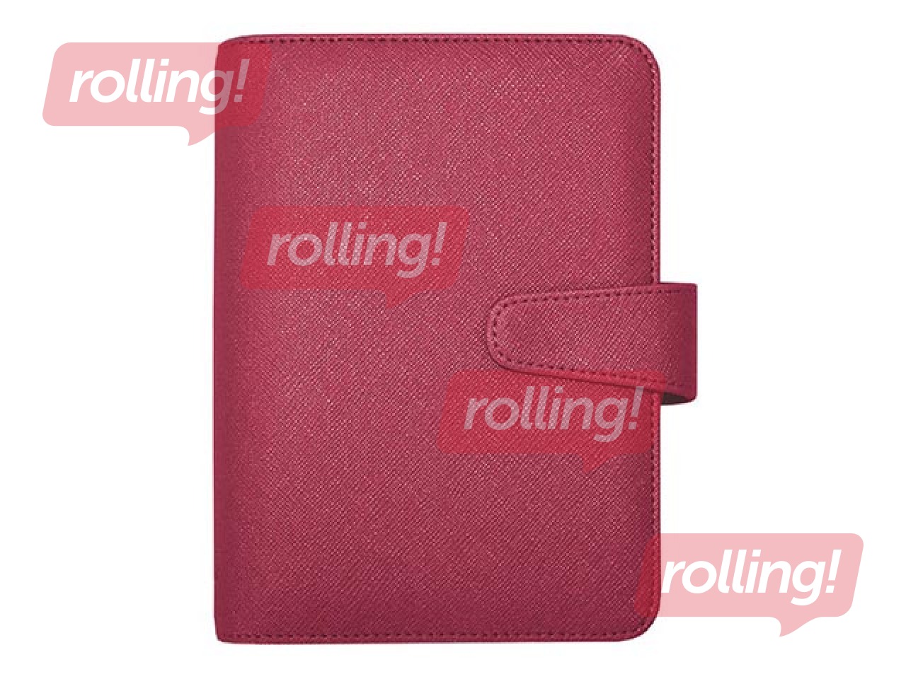 Õpilaspäevik MIDI Timex, 140x190 mm, metallic red