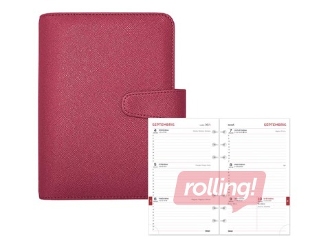 Skolēnu dienasgrāmata, Student MIDI Timex, 140x190 mm, metāliski sarkana