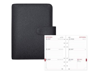 Õpilase päevik MIDI Timex, 140 x 190 mm, metallik must