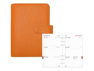 Õpilaspäevik MIDI Timex, 140x190 mm, metallik oranž