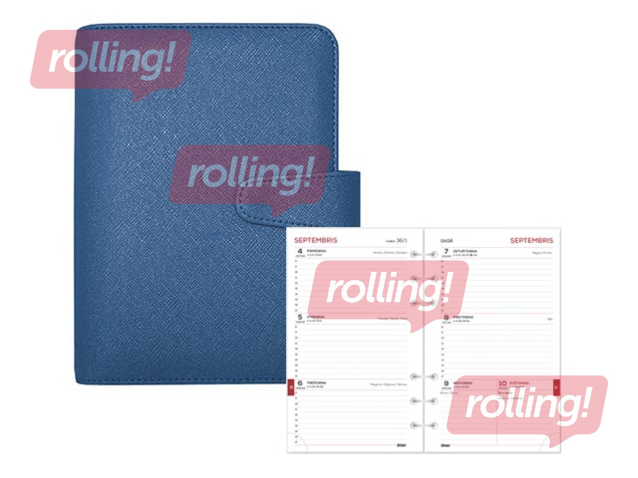 Student diary, Student MIDI Timex, 140x190 mm, metallic blue