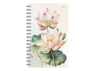 Skolēnu dienasgrāmata, 10.-12.kl., Student Spiral design, 115x177 mm, Lotus