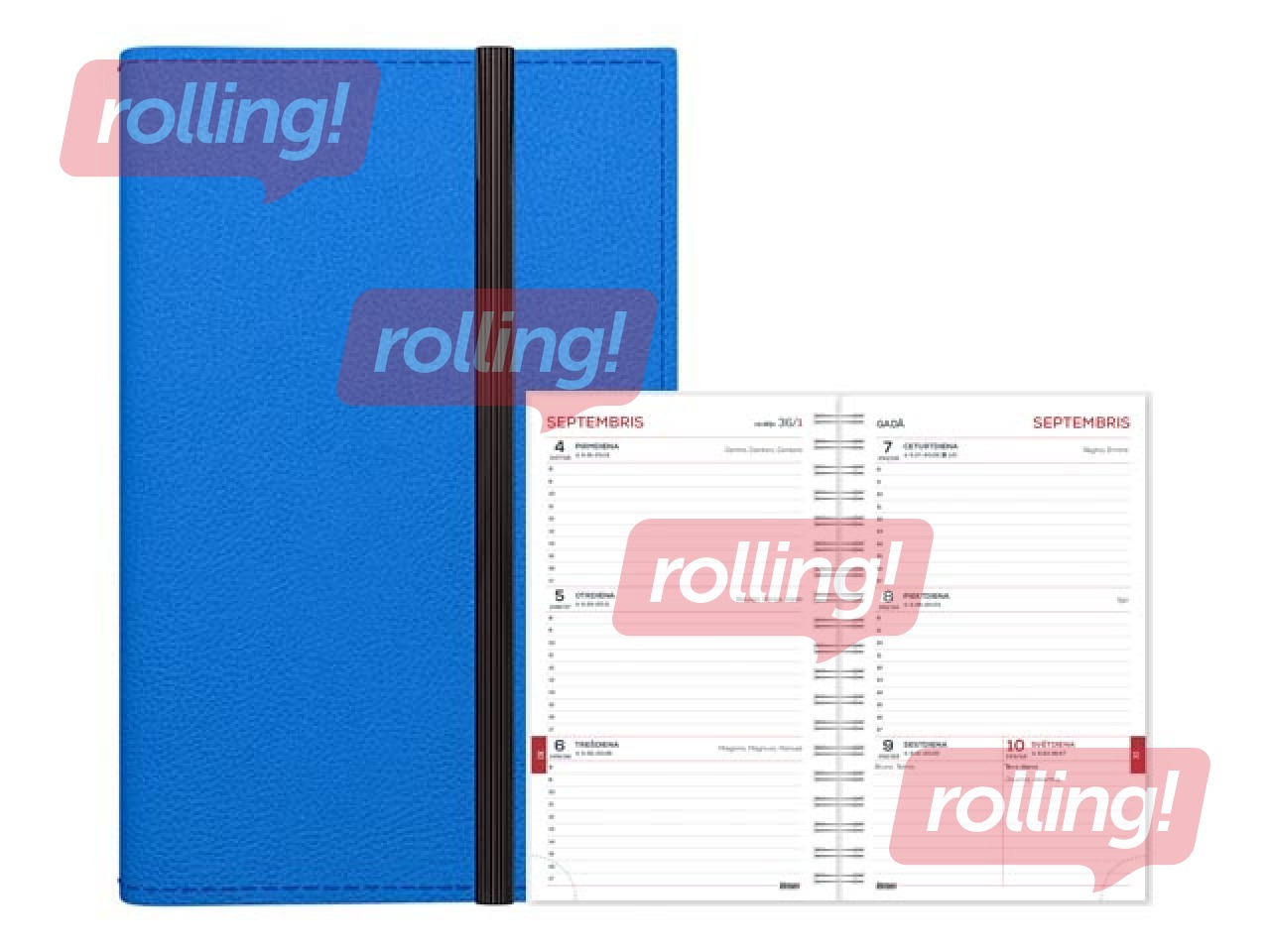 Skolēnu dienasgrāmata, 10.-12.kl., Student Flex, 120x180 mm, zila