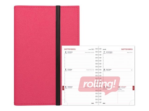 Skolēnu dienasgrāmata, 10.-12.kl., Student Flex, 120x180 mm, sarkana