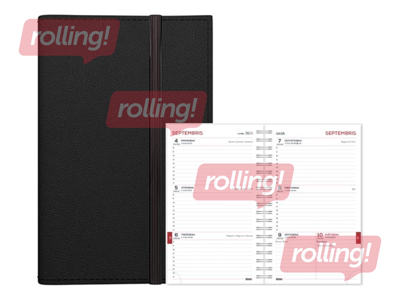 Student diary, 10th-12th grade, Student Flex, 120x180 mm, black