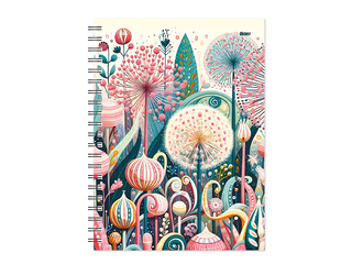 Dienasgrāmata - piezīmju bloks bez datumiem, Tempo Spiral, rūtiņu, Alice