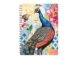 Dienasgrāmata - piezīmju bloks bez datumiem, Tempo Spiral, rūtiņu, Frida