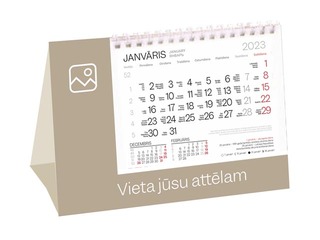 Desk calendar print