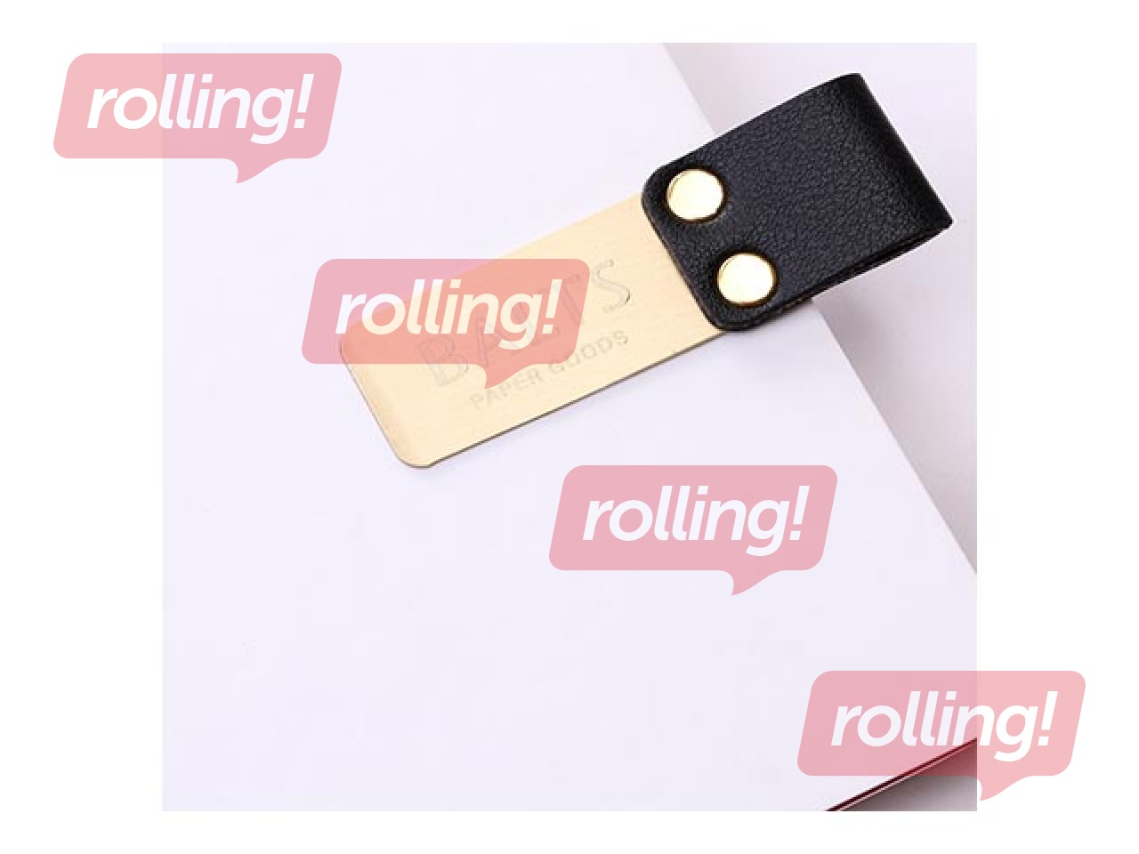 Pildspalvas turētājs Balts, zelta