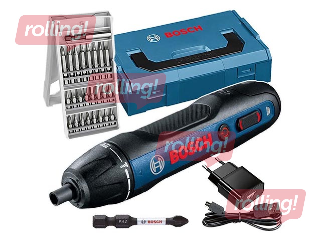 Akumulatora skrūvgriezis Bosch GO Professional LB Mini 1x3.6, 25 ACC, 1 PH2