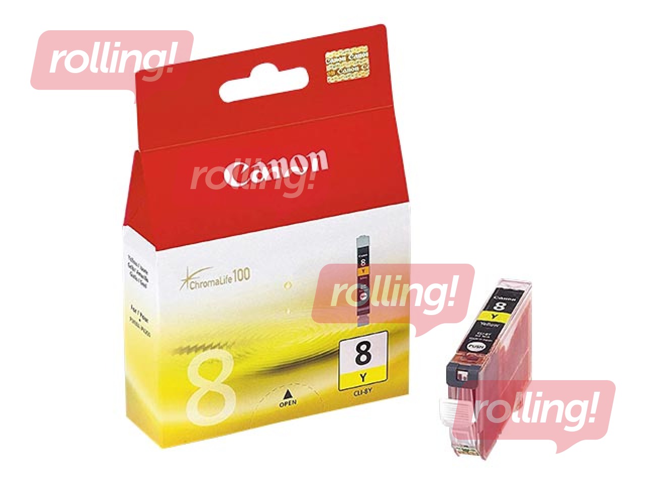 Tintes kasete Canon CLI-8, dzeltena, 13ml