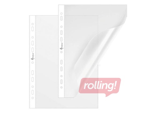 Кармашки для документов Forpus, А4, глянцевые, 40 мик.