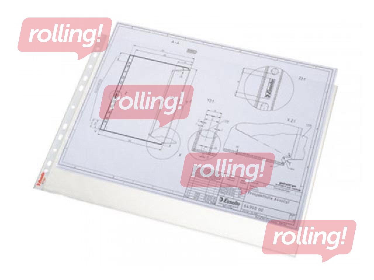 Kiletaskud A3 horisontaalsed., Matt, 85 mic., 50 tk.