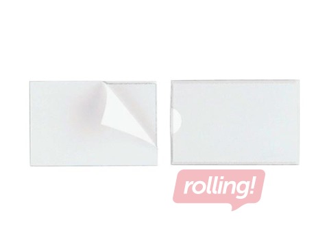 Кармашек для визиток Durable, самоклеящийся, 57x90мм, 10 шт.