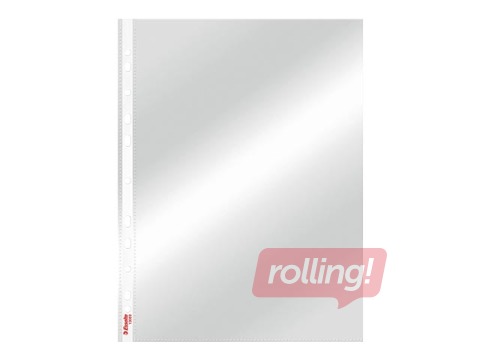 Document pockets Essselte, A4, glossy, 40 mic., 100 pc.