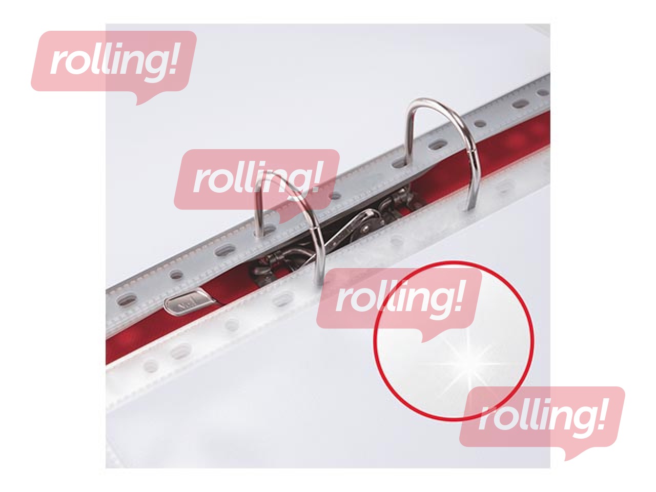 Document pockets Essselte, A4, glossy, 40 mic., 100 pc.