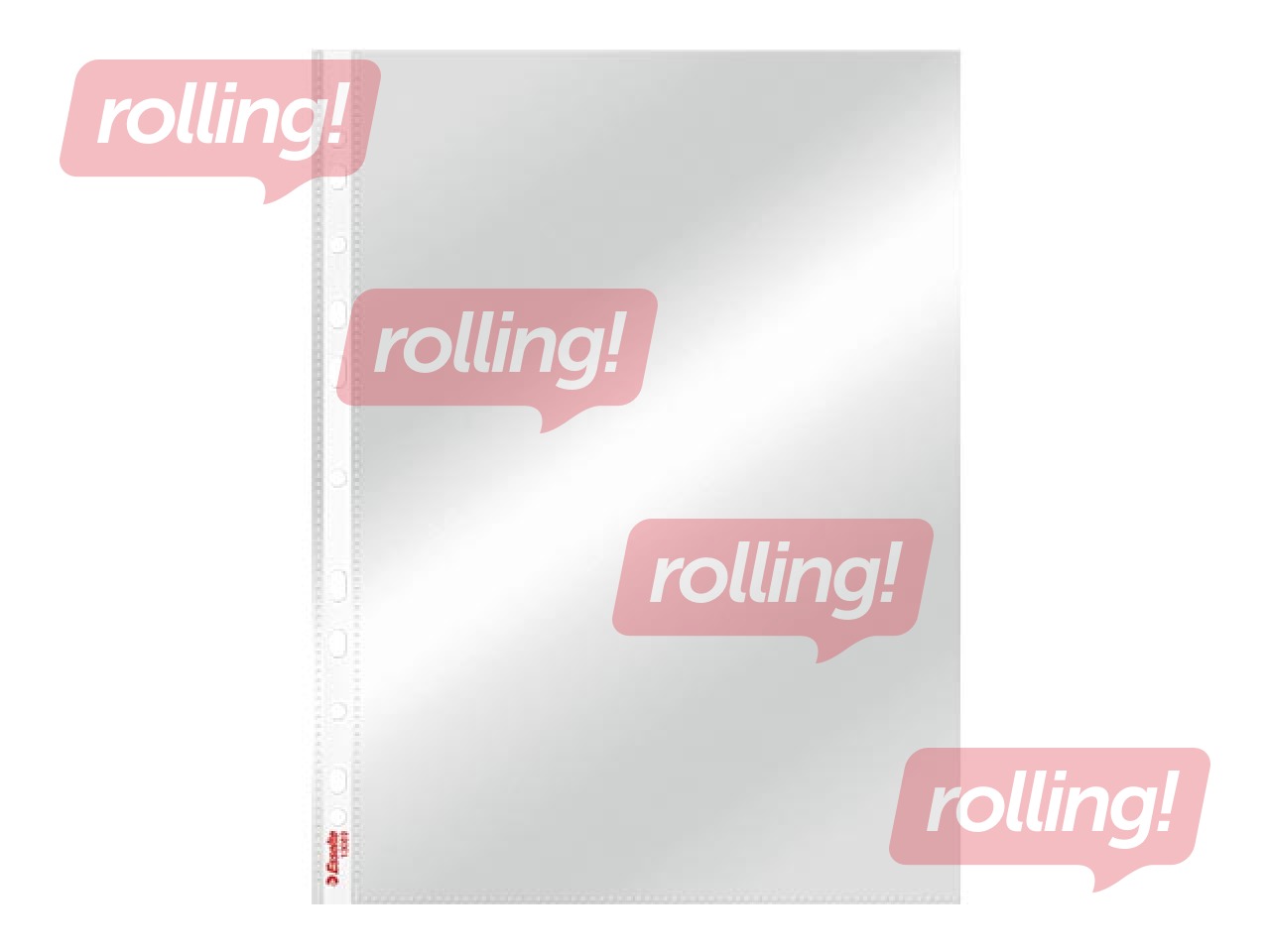 Dokumentu kabatiņas Essselte, A4, glancētas, 40 mic., 100 gab.