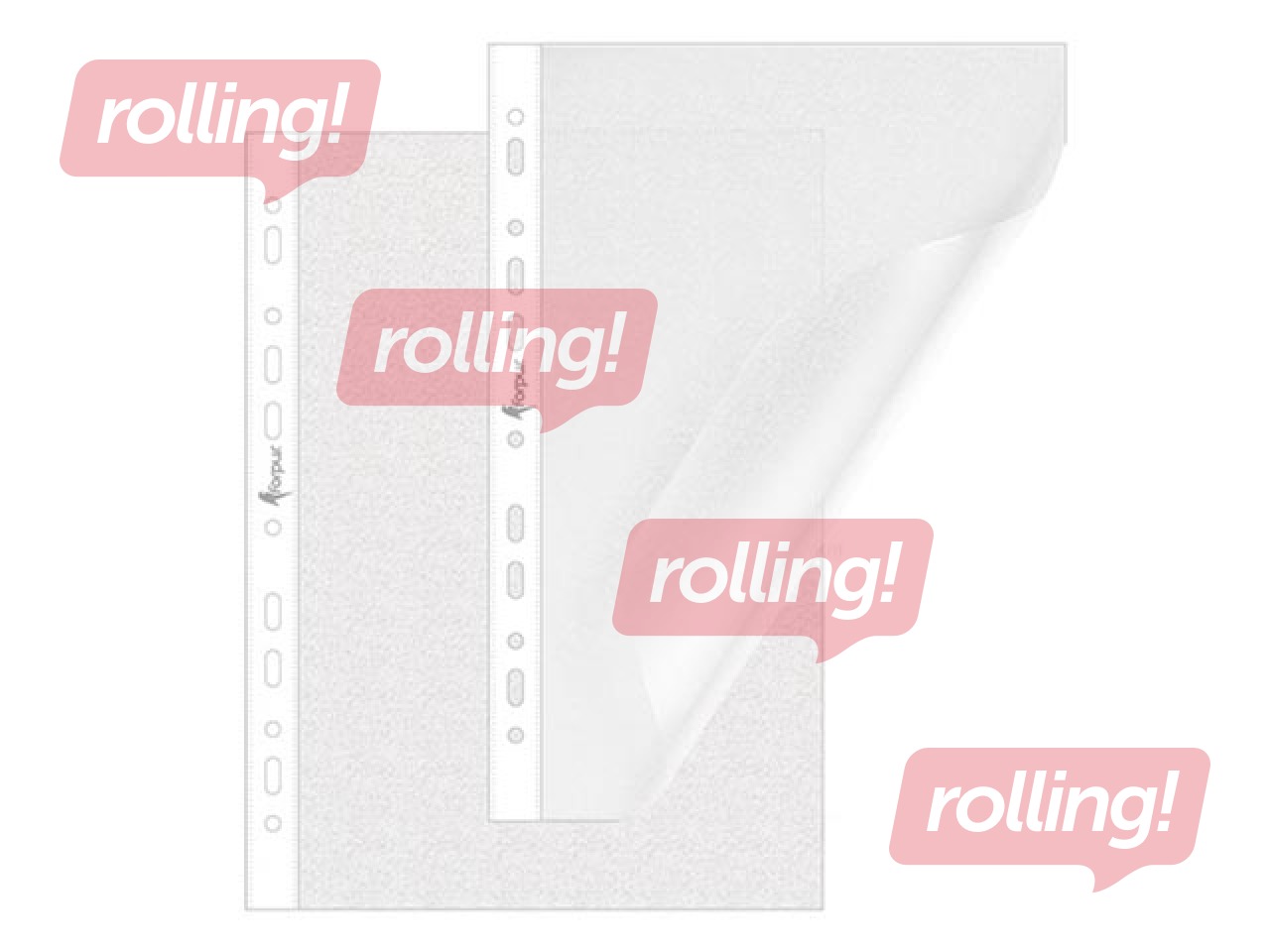 Document pockets Forpus, A4, mat, 42 mic., 100 pcs.