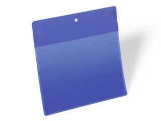 Informācijas kabata Durable, magnētiska, A5, horizontāla, zila, 1 gab.